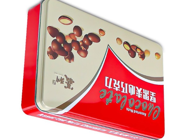 232*152*40德芙心形巧克力鐵盒,堅果夾心巧克力鐵盒