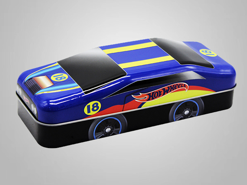 205*80*55mm兒童學(xué)習(xí)文具盒 馬口鐵卡通跑車(chē)多功能創(chuàng)意鐵質(zhì)鉛筆盒