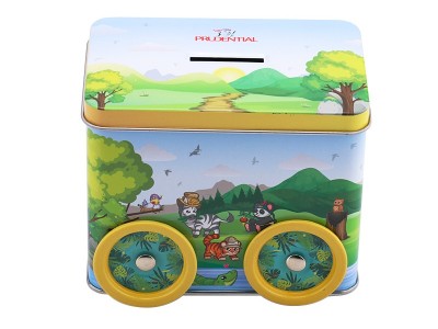 121*77*100mm馬口鐵車形儲(chǔ)蓄鐵罐 長(zhǎng)方形禮品汽車鐵罐子
