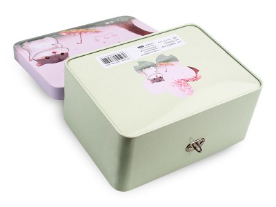 175x130x77同學(xué)錄長(zhǎng)方形鐵盒定制加工