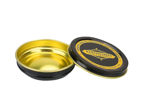 D65*15mm30克密封魚子醬包裝馬口鐵盒