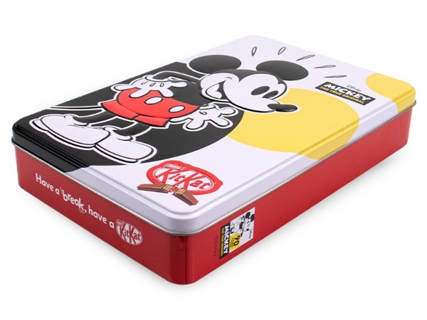 233x153x42巧克力夾心餅干長(zhǎng)方形鐵盒包裝定制
